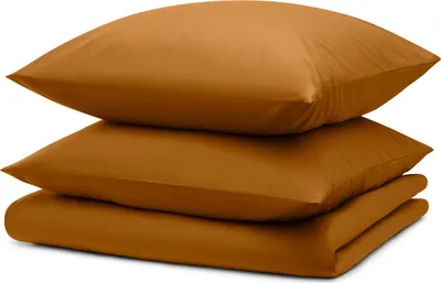 Produktbild von Blumtal Bettwäsche 240x220cm + 2x Kissenbezug 40x70cm - Mikrofaser Bed Sheets 240x220cm - 3-er Set Bettwäsche Braun