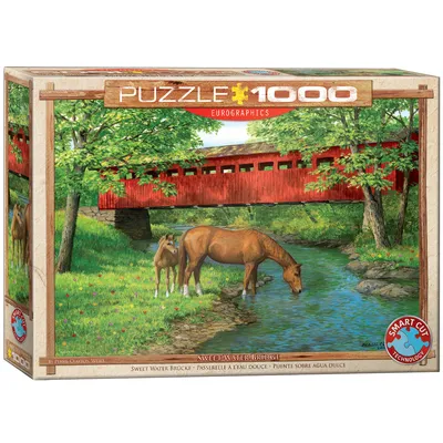 Zdjęcie produktu dla Puzzle 1000 elementów Słodki Most Wodny Weirs