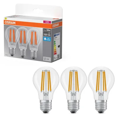 Produktbild von Osram LED Base Classic A 100 Filament Kaltweiß 6500 K 11 W