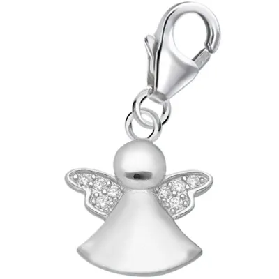 Engel Charm Anhänger - Liebe, Schutz und Glück - 925 Echtsilber
