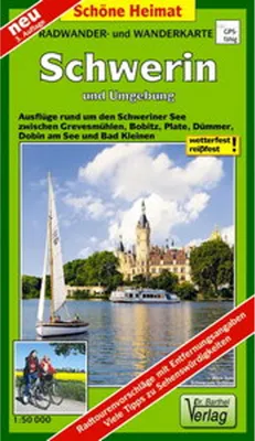 Immagine prodotto di Schwerin e dintorni Carta ciclistica ed escursionistica 1 : 50 000