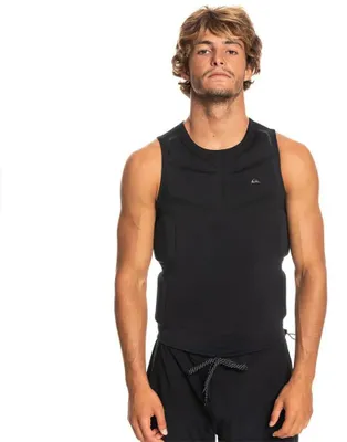 Image de Quiksilver Hlpro 1.0 Impct, t-shirt thermique sans manches, noir, taille L, homme, noir, taille L