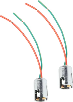 Zdjęcie produktu dla 2szt Gniazdo światła tylnego Niezawodna, trwała instalacja DIY Kompaktowe, przenośne, łatwe do wymiany złącze żarówki do rowerów