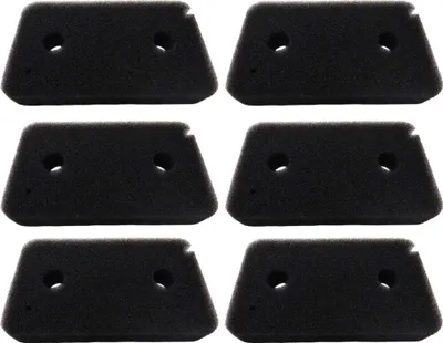 Produktbild von 6x Schaumstofffilter / Schwammfilter / Schaumfilter für Miele T SPECIAL WP T7850WP Triathlon PT5137WP XLEVEL T8989WP T9769WP Wäschetrockner