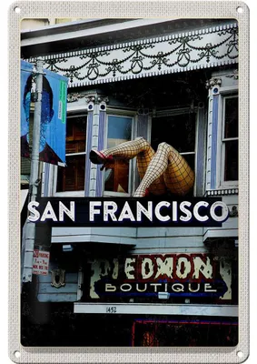 Produktbild von Blechschild Reise 20x30cm San Francisco Piedmon Boutique Urlaub