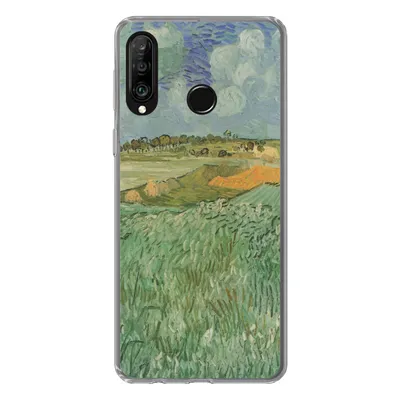Produktbild von MuchoWow® Handyhülle Schutzhülle Hülle für Huawei P30 Lite In der Nähe von Auvers - Vincent van Gogh Silikon Softcase Handy Hülle - Handyhülle