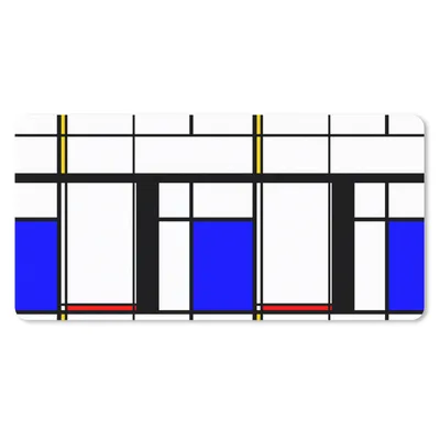 Produktbild von MuchoWow® Schreibtischunterlage Muster - Kunst - Abstrakt 80x40 cm - XXL Mauspad - Gaming Mauspad