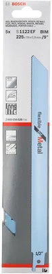 Produktbild von Thin Metal flexible S 1122 EF Säbelsägeblatt, 0,9 x 19 x 225 mm, 5-tlg