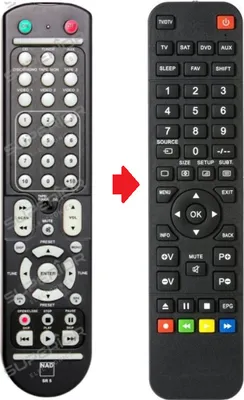 Produktbild von NAD CD6 Fernbedienung - Passend für NAD C452 / C542 / C521BEE / C525BEE / S500 CD