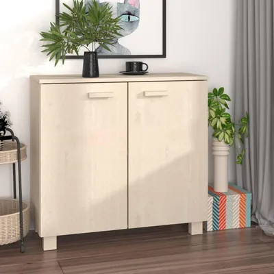 Produktbild von vidaXL Sideboard HAMAR Honigbraun 85x35x80 cm Massivholz Kiefer