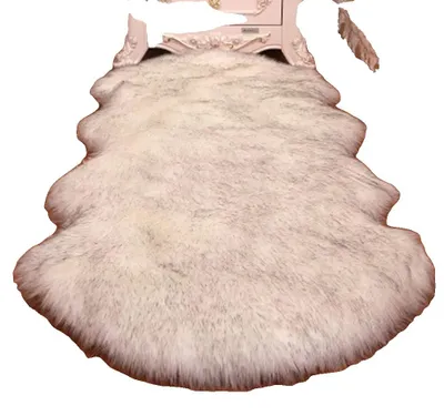 Immagine prodotto di Tappeto, morbido e confortevole, facile da pulire, bianco-grigio