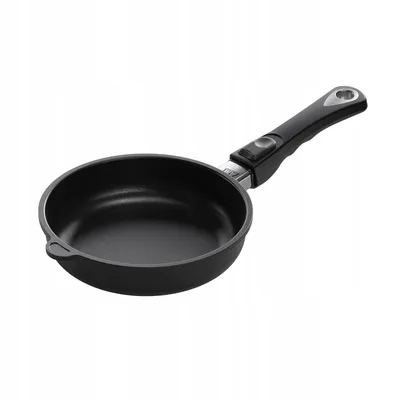 Zdjęcie produktu dla Patelnia do smażenia AMT Gastroguss z nieprzywierającą powłoką, 20 cm, BEZ INDUKCJI