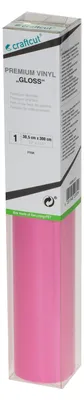 Produktbild von craftcut G17 Plotterfolie glänzend PINK 30,5 x 300 cm