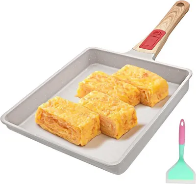 Produktbild von Tamagoyaki Pfanne Groß 23x21 cm Antihaft Japanische Omlette Pfanne