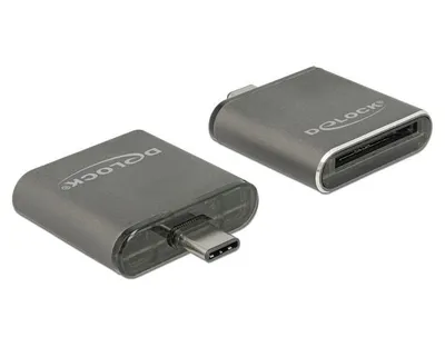 Image de Delock USB Type-C SDHC / SDXC UHS-II / MMC Single Slot Card Reader (91498)