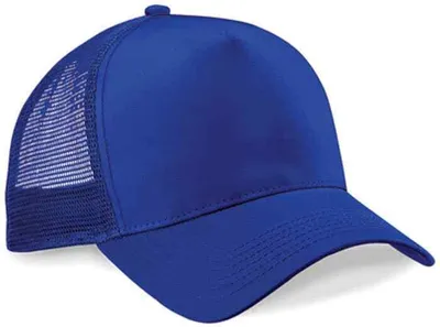 Immagine prodotto di Berretto da baseball Beechfield trucker a rete da uomo RW260 (taglia unica) (blu reale/blu reale)