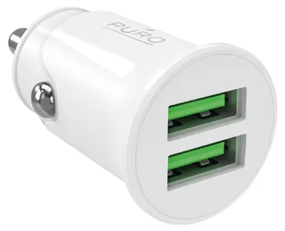 Produktbild von PURO Pro Lite Autoladegerät mit 2 USB-A-Anschlüssen