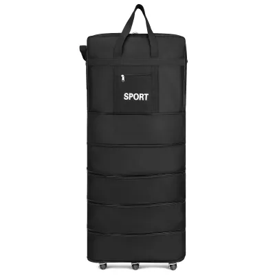 Produktbild von 45 Zoll faltbarer Gepäck Erweiterbare Koffertasche Rollgepaecktasche fuer das Reisegeschaeft