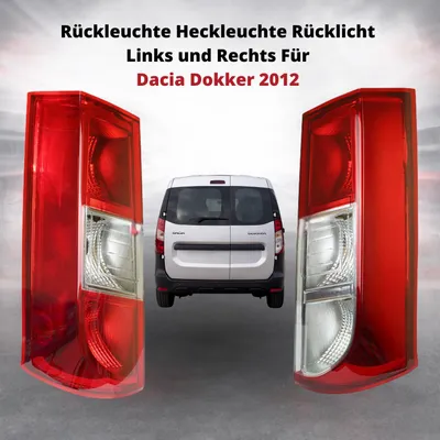 Zdjęcie produktu dla Światło tylne, światło tylne lewe i prawe do Dacia Dokker 2012 - 265556730R, 265500284R
