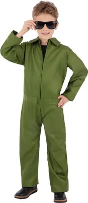 Image de Smiffys - Blouse bleue pour enfant SM3342 (110-116) (Vert)