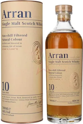 Produktbild von The Arran Malt 10 Years Old Single Malt Scotch Whisky 46.00 %  0,70 lt.