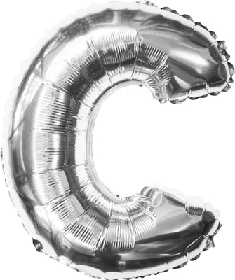 Produktbild von Oblique Unique Folien Luftballon Buchstabe C Geburtstag Silber Hochzeit Party Deko Ballon - silber