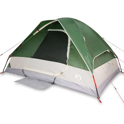 Immagine prodotto di Tenda da Campeggio a Cupola per 4 Persone Verde Impermeabile