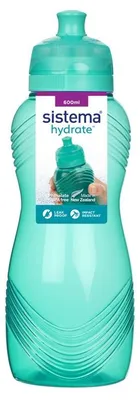 Immagine prodotto di Sistema® Hydrate™ Wave Twist 'n' Sip Bottiglia 600 ml, menta