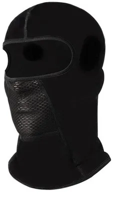 Produktbild von Motorsonnenhut aus Ice Silk, motorsonnenhut, winddicht, Schutz vor der Sonne, UV-Schutz, Sommersonnenhut, uni, schwarz