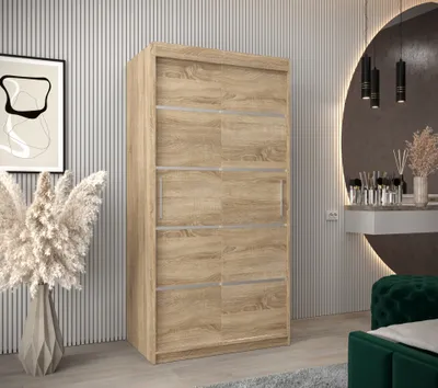 Image de MINIO Armoire 100 cm VERONA 1 Sonoma