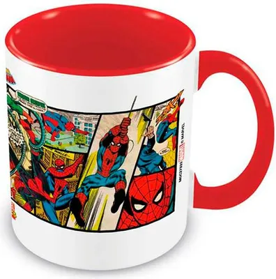 Produktbild von Pyramid Marvel Comics (spiderman Panels) Tasse    One Size