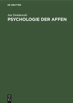 Produktbild von Psychologie der Affen