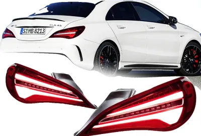 Obrázek produktu pro Zadní světlo AKD pro Mercedes-Benz CLA200, LED technologie, jednoduchá instalace, Pro originální LED diody