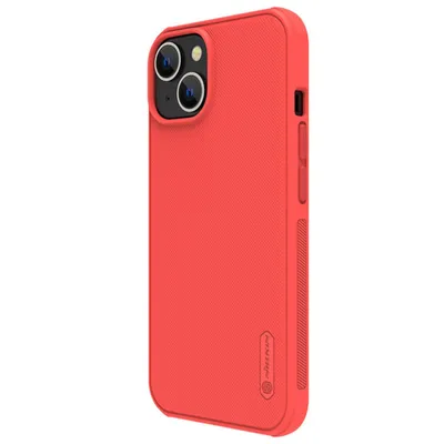 Productafbeelding van Nillkin hoesje/beschermhoesje met klep voor iPhone 14, rood