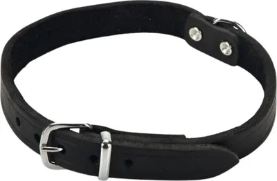 Produktbild von Beeztees 735315, Hund, Standardkragen, Schwarz, Leder, Einfarbig, 35,5 cm