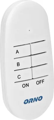 Produktbild von Orno OR-GB-440 - Funkstecker zum Ein- und Ausschalten von Elektrogeräten (2 St., Fernbedienung)