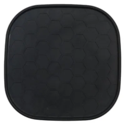 Produktbild von INF Silikon-Hitzeschutzmatte 27cm x 27cm hitzebeständig rutschfest Küche Schwarz
