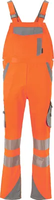 Produktbild von Planam Norit Warnschutz Herren Latzhose Gr. 62 orange/zink