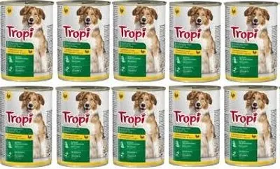 Obrázek produktu pro TROPI Mokré krmivo pro psy s drůbeží v omáčce 415 g x 10 kusů POULTRY Pes