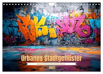 Produktbild von Urbanes Stadtgeflüster (Wandkalender 2027 DIN A4 quer), CALVENDO Monatskalender