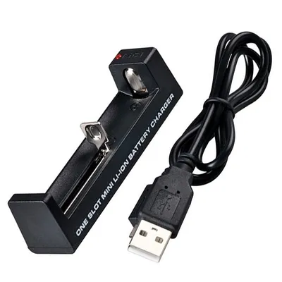 Produktbild von 1-Schacht USB-Schnellladegerät mit bis zu 1Ah Ladestrom