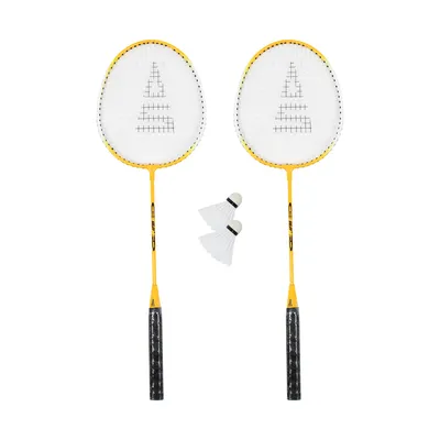 Produktbild von SULOV® Badminton-Set, 2 Schläger, 2 Bälle, Tasche - gelb