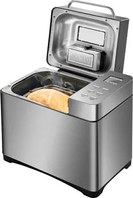 Produktbild von Brotbackautomat - Brotmaschine - 19-in-1 Programme - Edelstahl - Digitales Touchpanel - 650 W - Automatischer Zutatenspender