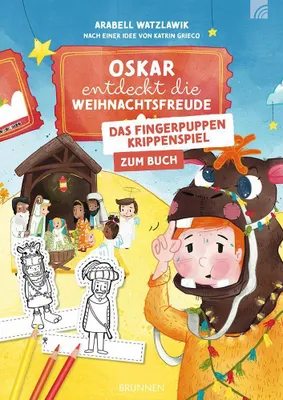 Produktbild von Fingerpuppen-Krippenspiel - Oskar entdeckt die Weihnachtsfreude