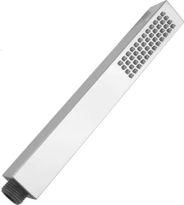 Produktbild von PaulGurkes eckige Handbrause Duschkopf Stabhandbrause Chrom