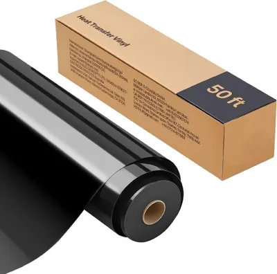 Obrázek produktu pro Vinylová fólie pro přenos tepla Transferová fólie - Vinylová role 304,8x15240mm - Kvalitní fólie pro projekty přenosu tepla