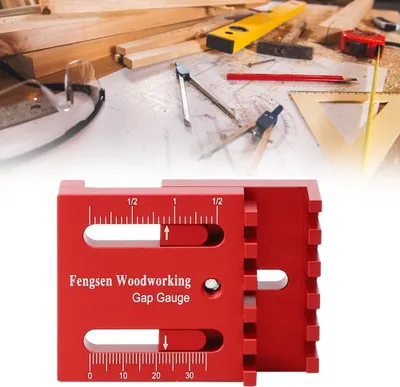 Obrázok produktu pre Gaps Gauge, Sawtooth Ruler, Woodworking Gaps Gauge, Woodworking Tool, Depth Measuring Sawtooth Ruler