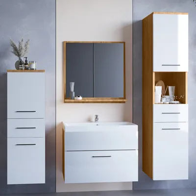 Obrázek produktu pro Koupelna LUPO dub artisan / bílý lesk
