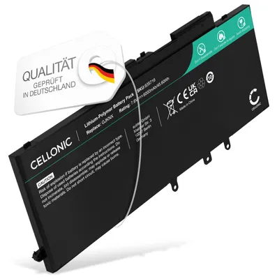 Produktbild von CELLONIC 1x Akku für Notebook Kompatibel mit Dell Latitude 5490, Latitude 5480, Latitude 5590, GJKNX - (6000mAh, 7.6V)