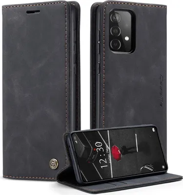 Produktbild von Handyhülle Samsung Galaxy A52S 5G/A52 4G/5G Premium Leder Schwarz